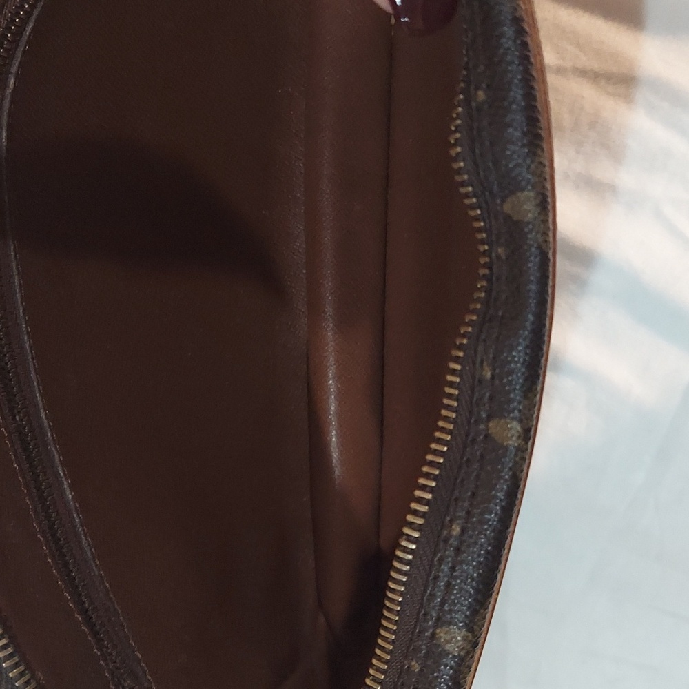LOUIS VUITTON Marly Dragonne GM Clutch Hand Bag Monogram Brown - Picture 11 of 14